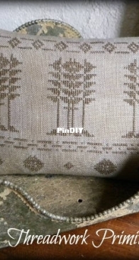 Threadwork Primitives - Tall Trees Coverlet