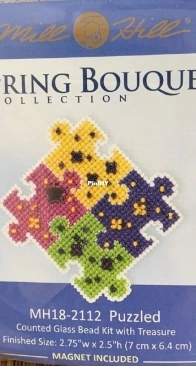 Mill Hill - Spring Bouquet Collection MH18-2112 Puzzled XSD