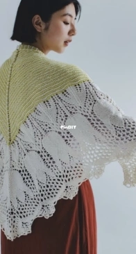 Tulip shawl - Daruma - Japanese