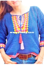 Iron Lamb - Claudine Powley - Midnight Mexican Top