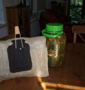 Bag and cucumber