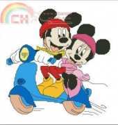 Disney - Mickey on scooter