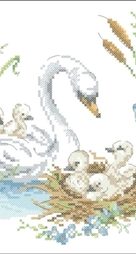 Agenda 2018 '' Adorables animaux'' - 20 - Cygne - Véronique Enginger  XSD + PCS