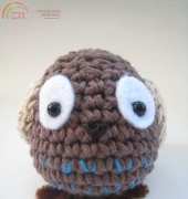 Curls of Sunshine - Amber Fry - Amigurumi owl