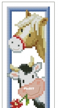 Vervaco 17.519 Bookmark Farmyard XSD