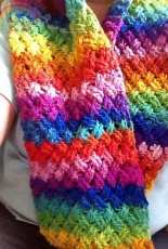 Crochet by Jennifer -Diagonal Weave Infinity Scarf or Cowl Crochet Pattern