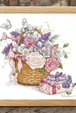 Basketful of Joy by Claire Comerford from The World of Cross Stitching TWOCS 277 XSD