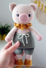 My Crochet Wonders - Marina Chuchkalova - Piglet Martin and Curly oink