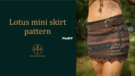 Kate Crochet Couture - Kate Yuksel Pugats - Lotus Mini Skirt