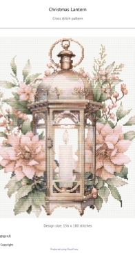 XStitchPatternX - Christmas Lantern by Katerina Ayupova