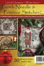 Punch Needle and Primitive Stitcher Christmas Winter 2018