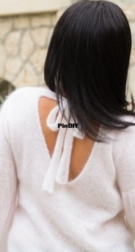 Puff sleeve sweater by Yulia Girman - russian