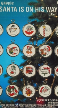 Kappie Originals Book 62 - Santa Is On His Way - Designed by Janice Baldwin and Barbara Seres