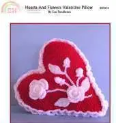 Bluebeary Treasures - Sue Pendleton - BBT073 - Hearts And Flowers Valentine Pillow - Free