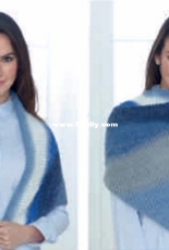 Lace Triangle Wrap / Shawl by King Cole Ltd-Free