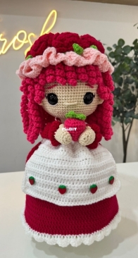 Krosha Patterns - Kro Sha - Strawberry Bouquet - Ramo Cherry - Spanish