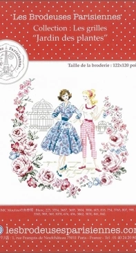 Les Brodeuses Parisiennes LBP - Jardìn des plantes XSD