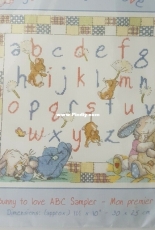DMC BL 751-51 / BL751-51 - Somebunny to Love ABC Sampler PCS