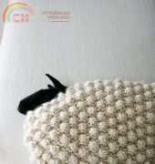 Bobble Sheep Pillow in Super Soft Merino by Purl Soho