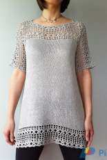 Julia A Floral Lace Tunic by Vicky Chan