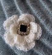 Pleated Neck Scarf 1 by Alana Dakos from Jane Austen Knits, Fall 2012