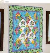 Judy Hansen-Flower Power Crazy Patch–Free Quilt Pattern