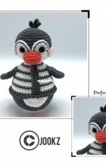 Jookz creaties - Joke Postma - Mini Tumbler Penguin - Dutch