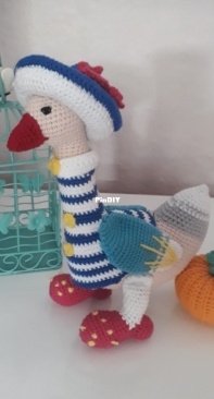 Confused duck