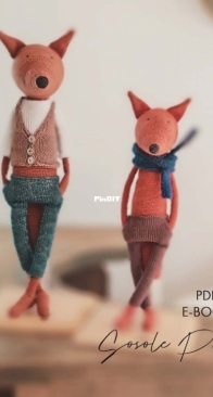 Sosole Puppen - Daria Vild/Wild - Sosole Fuchs Frida and Fred - Sosole Fox Frida and Fred - German
