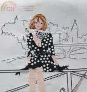 Isabelle Haccourt Vautier - Collection Les Petites Nenettes MIMI 04 Au Pont des Arts XSD