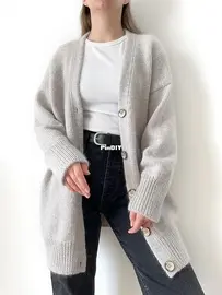 Ralph Cardigan by Ekaterina Morozova - Moreca Knit - Russian translated