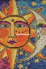 Mill Hill - Laurel Burch LB14-1811 Sister Sun, Brother Moon PCS