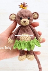 Amigurumi Today - Unknown Designer - Cuddle me Monkey Amigurumi Pattern - Free