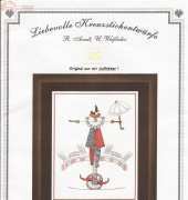 Liebevolle Kreuzstichentwürfe LKE B-222-14 Kleine Artisten Lulu