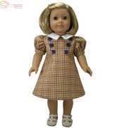 BunnyBear-1930s Shirley Dress (Doll Clothes) - Sewing pattern for 18" doll
