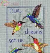 Dimensions 16708 Hummingbird Quartet