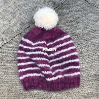 Sporty Stripey Caps For Kids by Mary OShea