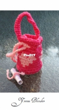 Yvonnes Crochet Art - Yvonne Blanker - Heart wish bag - Hartenwens tasje - Dutch