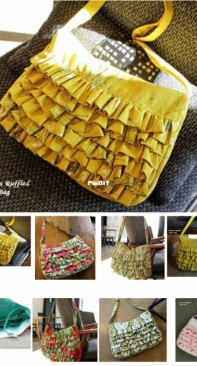 IThinkSew - The Francene Ruffled Zipper Bag