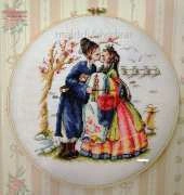 Soda (3113)Cute Wedding Couple Love Korean Traditional