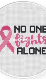 Daily Cross Stitch - No One Fights Alone