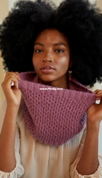 Rosette Cowl by Rachel Brockman-Free