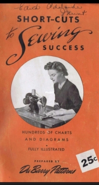 Short-cuts to Sewing Success - Du Barry Patterns - 1944