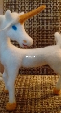 Unicorn - needle felting