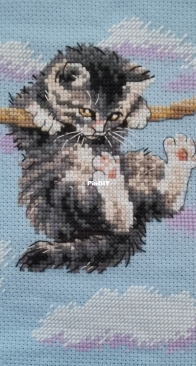 Dimensions 16734 Hang on Kitty