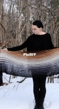 Shadow Ridge Shawl by Lisa Mutch