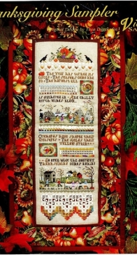 Victoria Sampler 199 - Thanksgiving Sampler - Thea Dueck  English