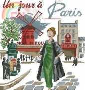Les Brodeuses Parisiennes LBP - Un jour a Paris au Moulin Rouge  XSD