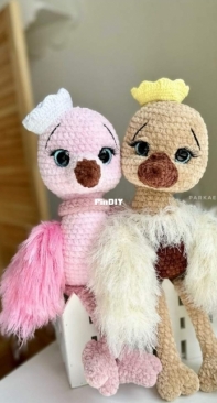 Parkaeva HM - Anastasia Parkaeva - Flamingo and Ostrich