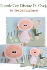 Havva Designs - Havva Unlu - Bonnie with sheep costume - Bonnie con disfraz de oveja - Spanish
